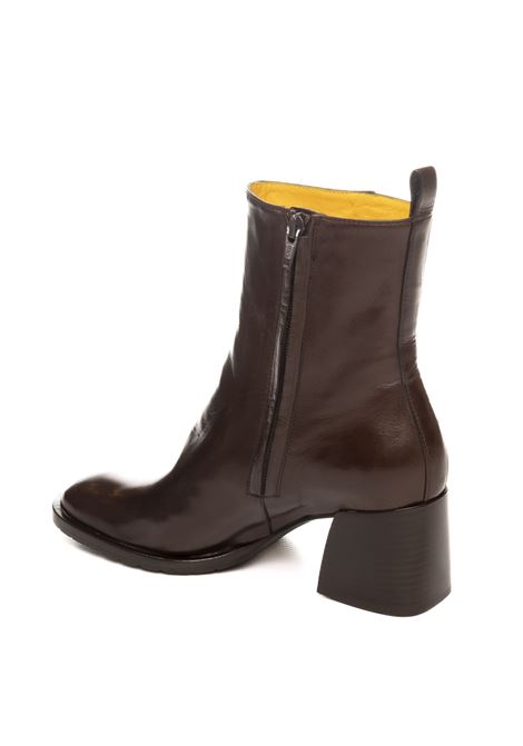 Dark brown leather ankle boot MARA BINI | T251SETA-CAFFÈ